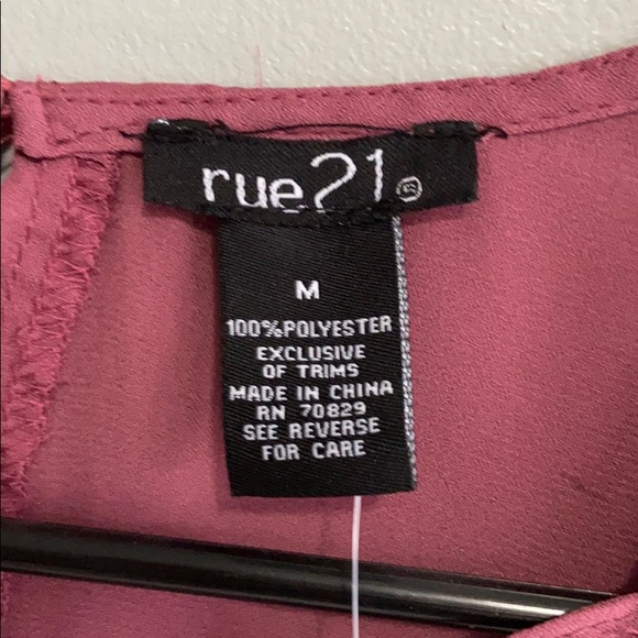 Long sleeve mauve blouse - Picture 2 of 3